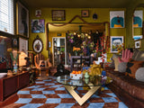 Giglio Rug - Blu e Marrone - PIECES by An Aesthetic Pursuit