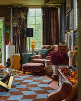 Giglio Rug - Blu e Marrone - PIECES by An Aesthetic Pursuit