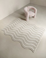 Wavy Rug - Crème - PIECES by An Aesthetic Pursuit