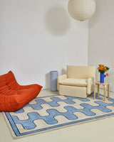 Home Union x Pieces Fortunado Rug in Azzuro