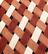 Basket Weave Rug - Blood Orange - PIECES by An Aesthetic Pursuit