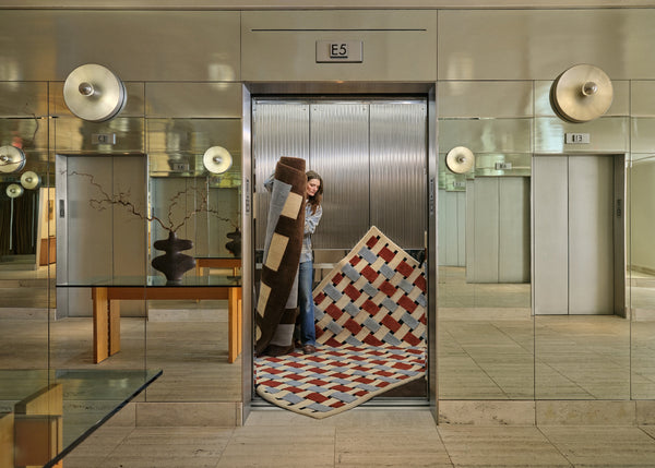 Wide Weave Rug - Earl Grey