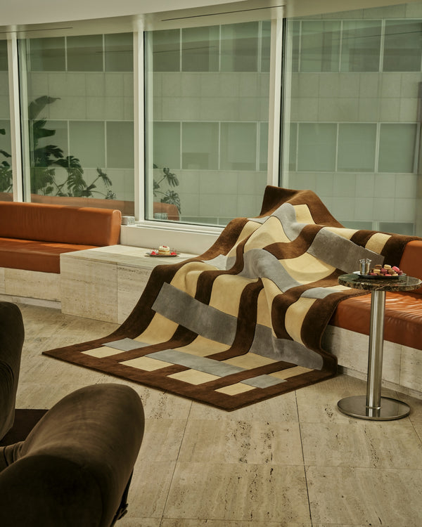 Wide Weave Rug - Earl Grey